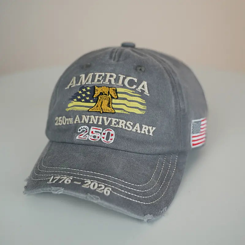 US 250th Anniversary Embroidered Baseball Cap
